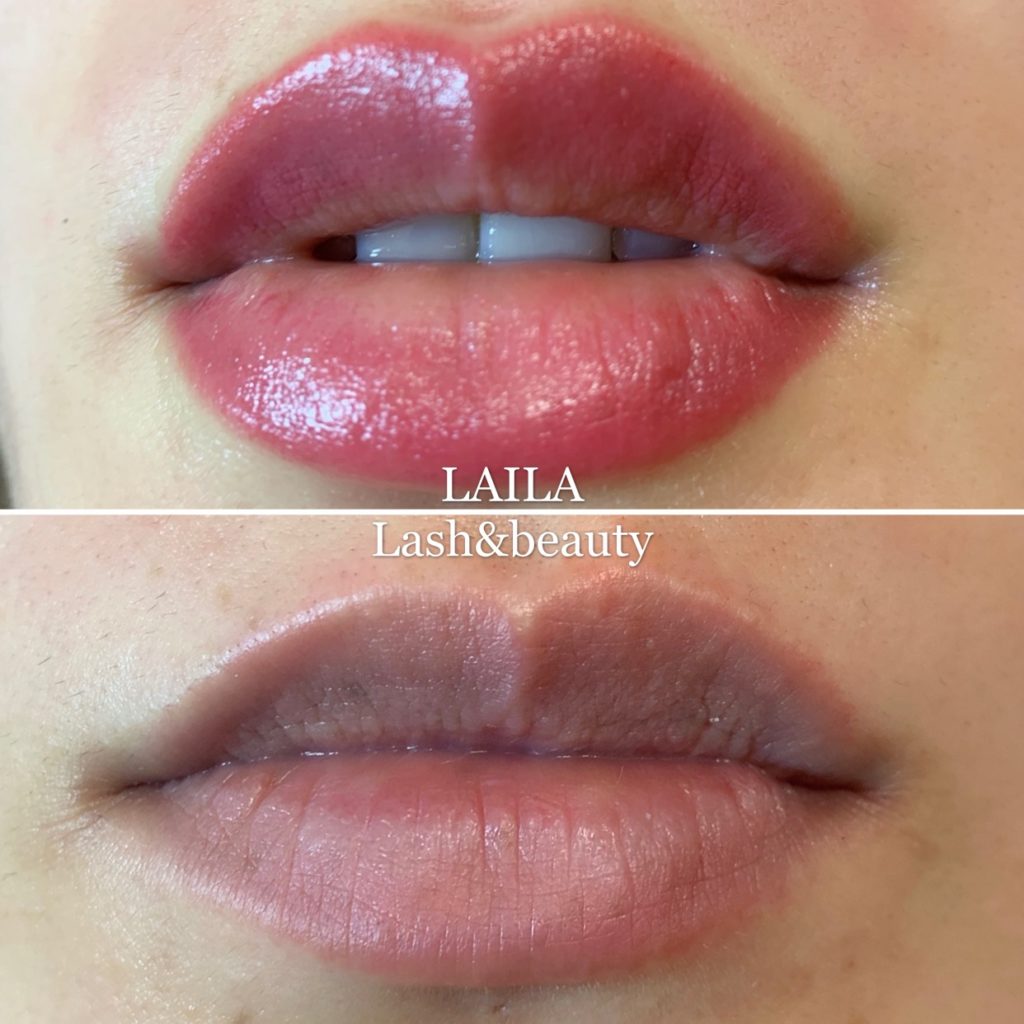 Professional Lip blush Tattoo in Sydney Laila lash Beauty